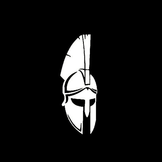 New Brand Steel Roman Warrior Image Spartan Helmets Mirrored MolonLabe Car Sticker Truck Bumper Door Laptop Art Wall Courage Vinyl Decal