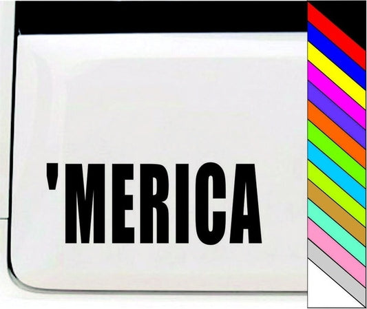 Hot MERICA  Vinyl Window Sticker Car Truck Decal Funny jdm Car Door Bumper Decor