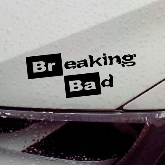 1PCS 12.3*20CM Classic American TV Series Breaking Bad Walt White Vinyl Sticker Car Window Decal