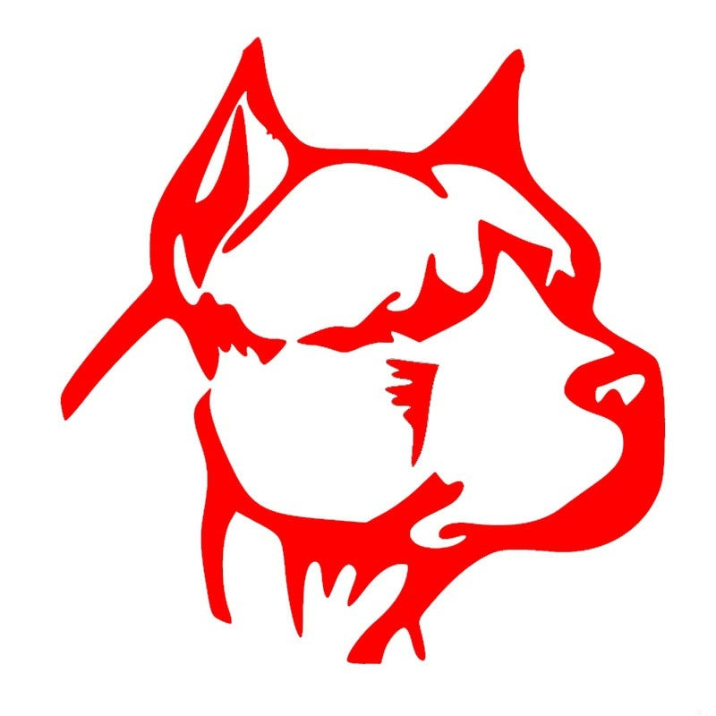 2018 NEW Boxer Dog Bulldog Cute Pet Cartoon Art Graphics Car Sticker for Truck SUV Window Bumper Door Kayak Vinyl Decal Pitbull