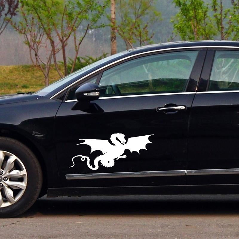 2018 NEW 1PCS 15.2*6.3CM Dragon Car Stickers Interesting  Car Styling Accessories Motorcycle Decals