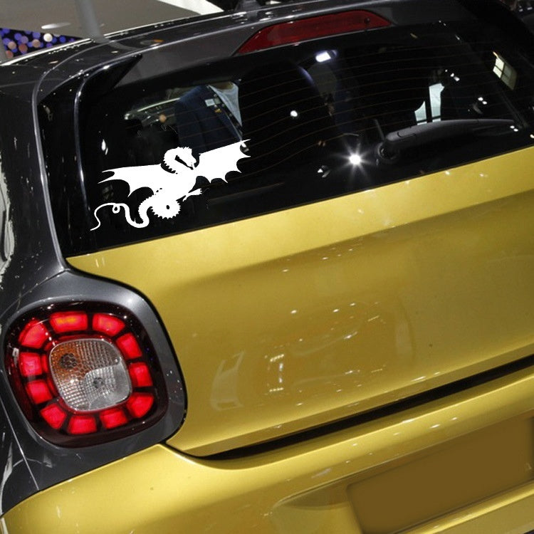2018 NEW 1PCS 15.2*6.3CM Dragon Car Stickers Interesting  Car Styling Accessories Motorcycle Decals
