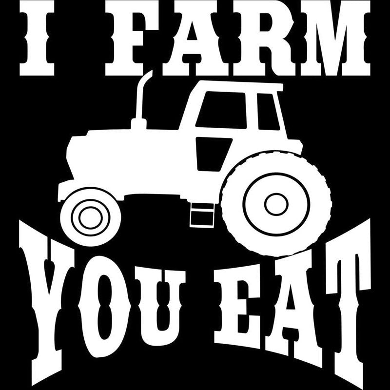 New Fashion 15.2CM*16.8CM Farm Tractor Farming Agriculture Funny Car Styling Accessories Car Stickers And Decals