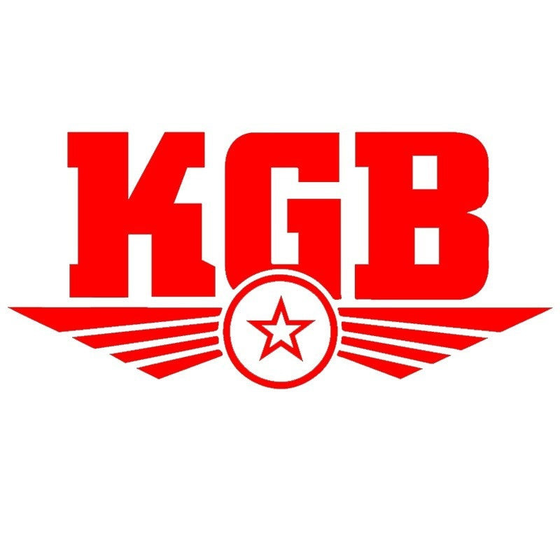 New Brand Ruthless Solemn Military Flag KGB Soviet Spy Russian Car Sticker for Bumper Door Laptop Kayak Home Car Decor Vinyl Decal