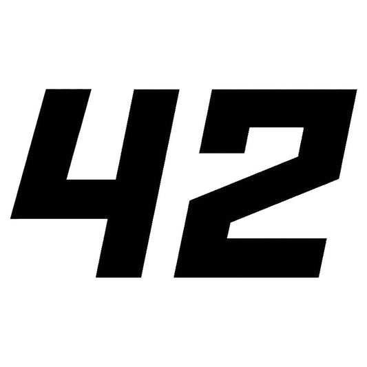 High-quality 15*8.1CM Race Number 47 Racing Car Motocross  Car Body Car Styling Stickers Black/Silver/red/white  C9-0245
