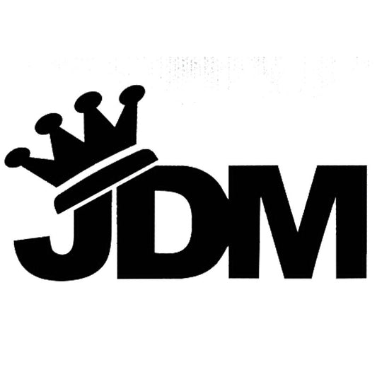 14cm*7.7cm Japan JDM Crown Vinyl Window Decal Car Stickers