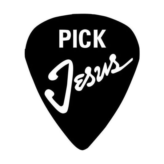 New Hot 12.5cm*15cm Car Styling Christian Jesus Personality  Pick Jesus Window Stickers