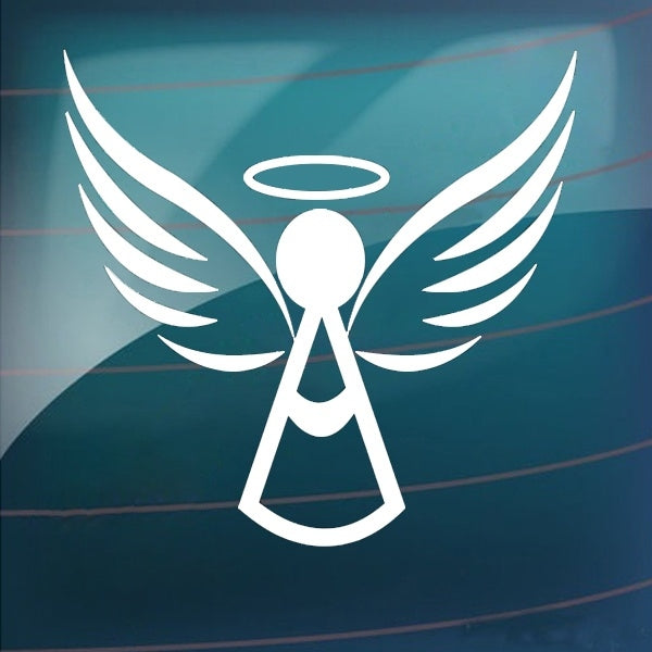 Hot 1PCS 17.9cm*17.4cm Angel And Wings  Car Styling Motorcycle Vinyl Car Sticker  Decal