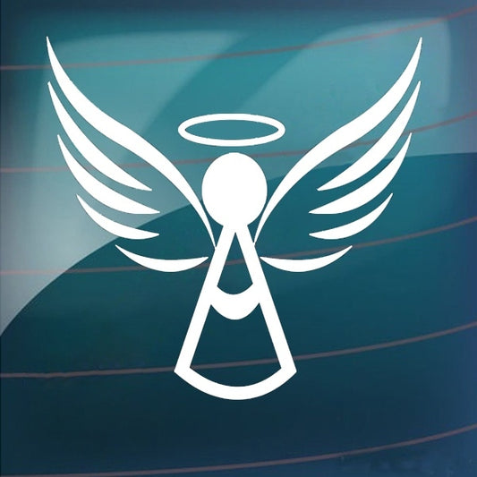 Hot 1PCS 17.9cm*17.4cm Angel And Wings  Car Styling Motorcycle Vinyl Car Sticker  Decal
