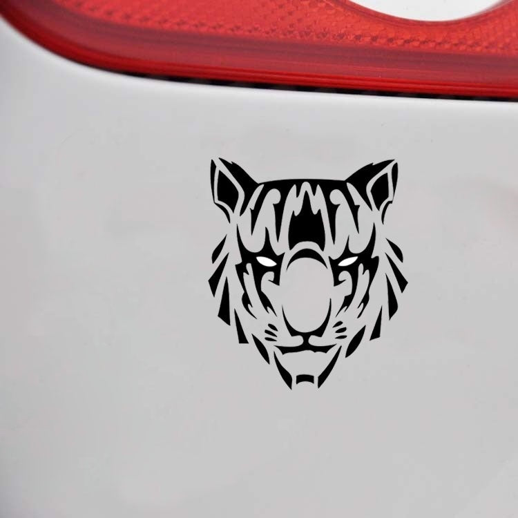 New Fashion 1PCS 11cm*12.8cm Tiger Head Personality Vinyl Car Sticker Car-Styling Decal