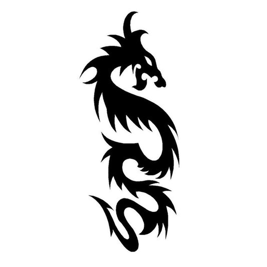 Fashion 1PCS 8*19.5CM Dragon Car Sticker Motorcycle Waterproof Decorative Decals Stickers Funny Car Styling