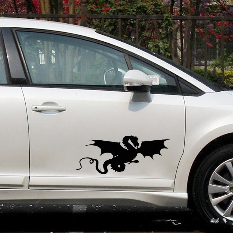 New Hot 1PCS 15.2*6.3CM Dragon Car Stickers Interesting  Car Styling Accessories Motorcycle Decals