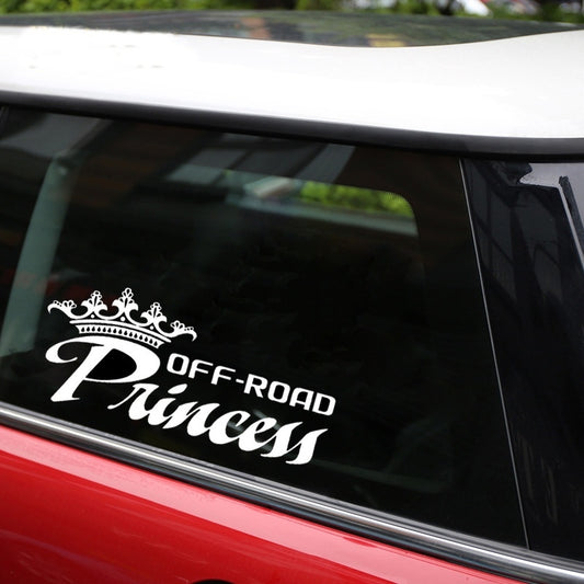 New Brand 1PCS 17.8CM*7.6CM Girl Off Road Princess Car Sticker And Decals Motorcycle Car Styling Accessories Sticker