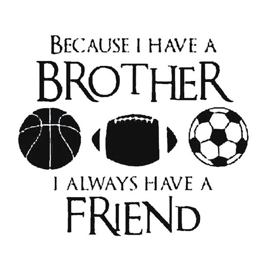 New Brand  Arrival Vinyl Wall Sticker Kid Room Sports Decor Basketball Football Soccer  Wallpaper DIY Home Decoration