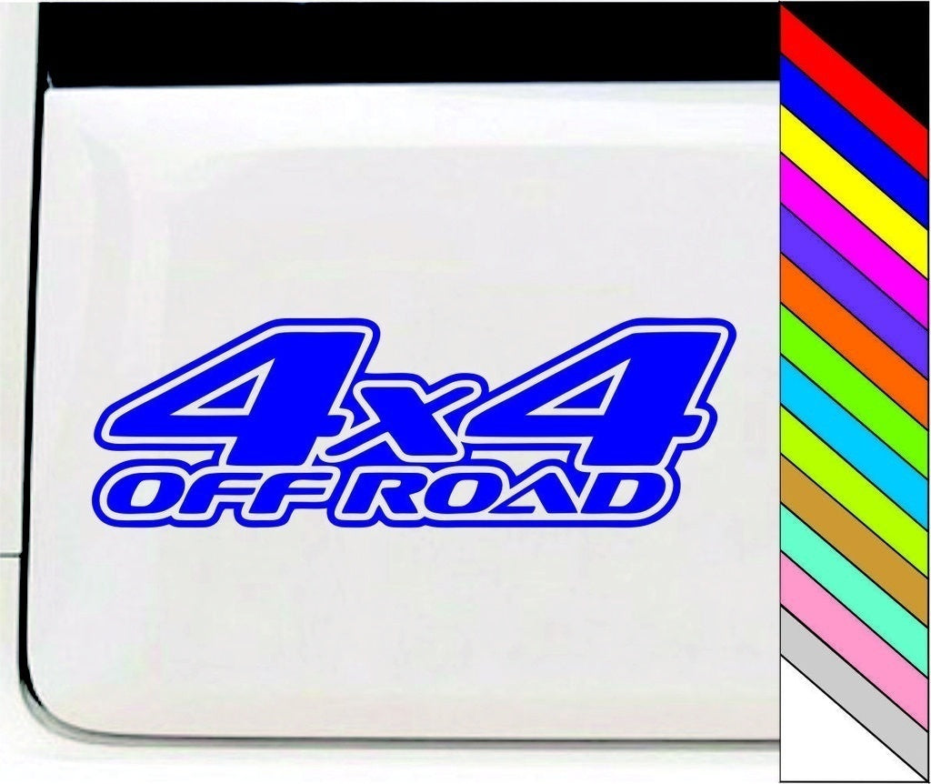 2017 NEW 4x4 Off Road Funny Words Image Vinyl Decal Notebook Car Door Window Bumper Laptop Sticker