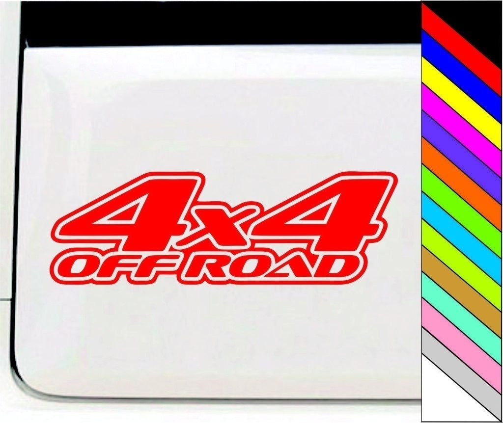2017 NEW 4x4 Off Road Funny Words Image Vinyl Decal Notebook Car Door Window Bumper Laptop Sticker