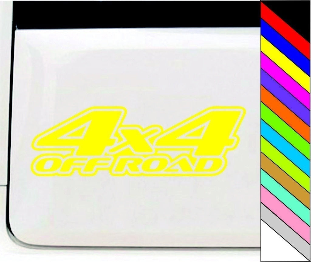 2017 NEW 4x4 Off Road Funny Words Image Vinyl Decal Notebook Car Door Window Bumper Laptop Sticker