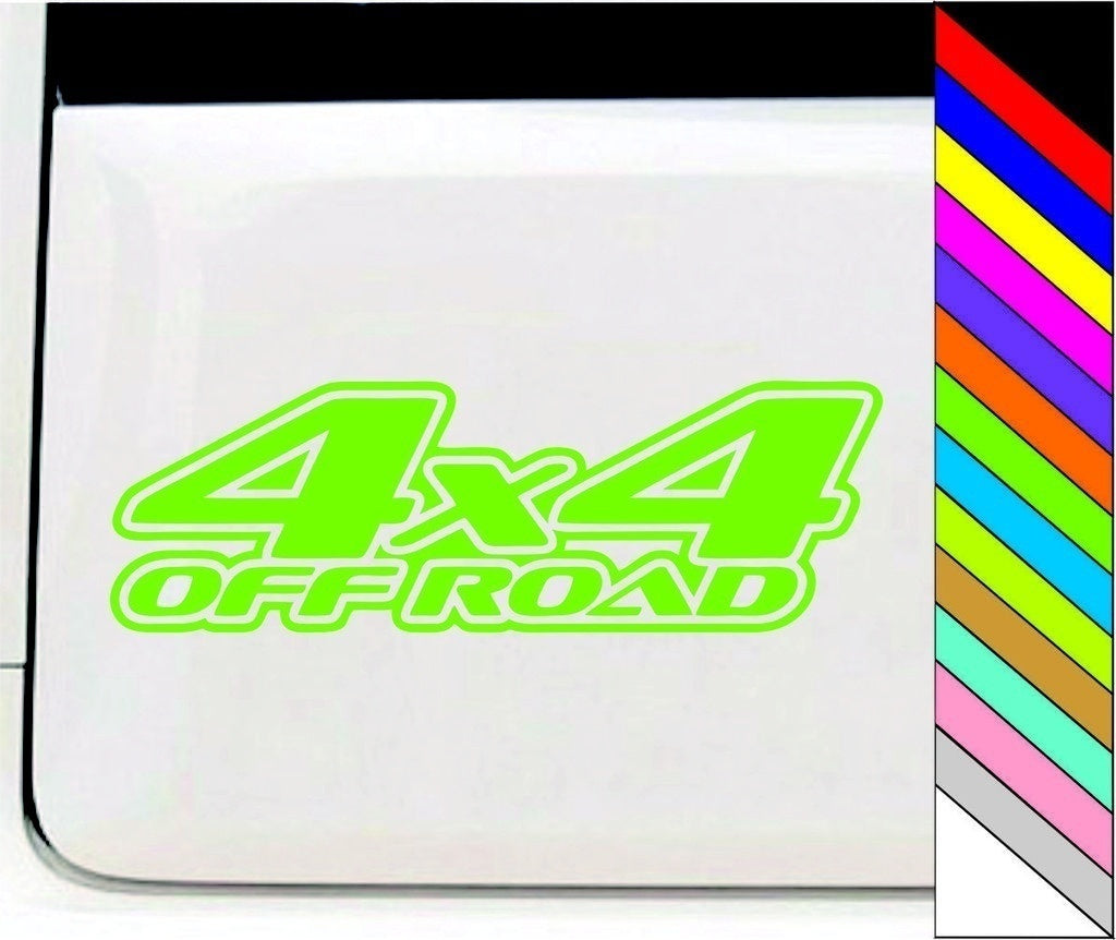 2017 NEW 4x4 Off Road Funny Words Image Vinyl Decal Notebook Car Door Window Bumper Laptop Sticker