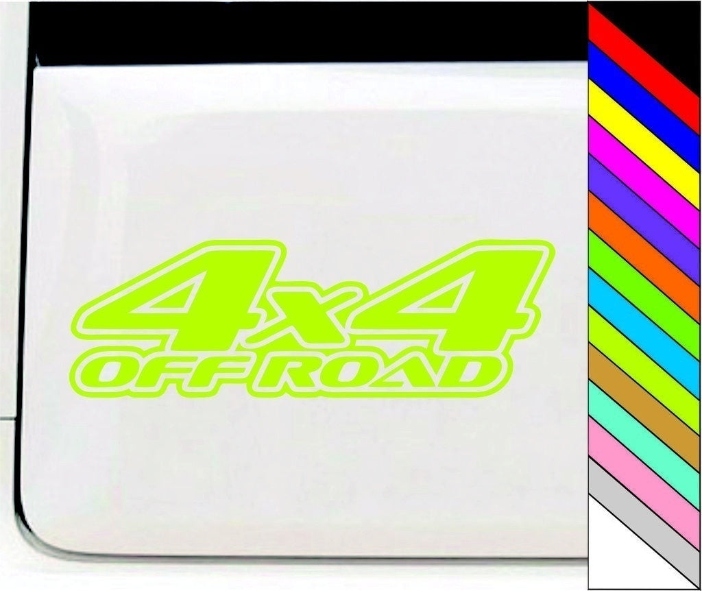2017 NEW 4x4 Off Road Funny Words Image Vinyl Decal Notebook Car Door Window Bumper Laptop Sticker