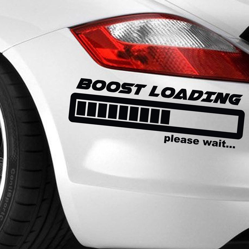 2017 NEW Boost Loading Please Wait Car Sticker