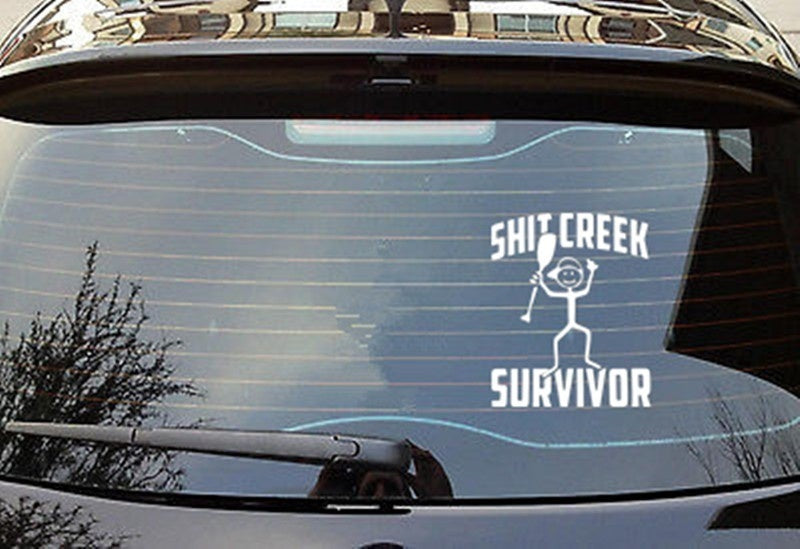 Hot Survivor Funny Car Decal Bumper Stickers Car Truck Window Decor