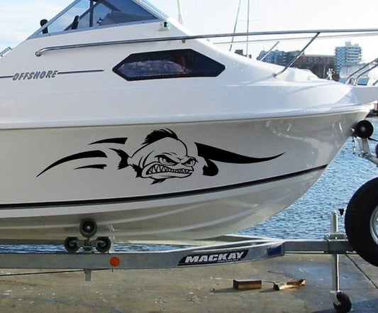 2017 New Huge 900mm Fishing BOAT FISH Stickers Marine Vinyl Tackle Box Cabin or Hull