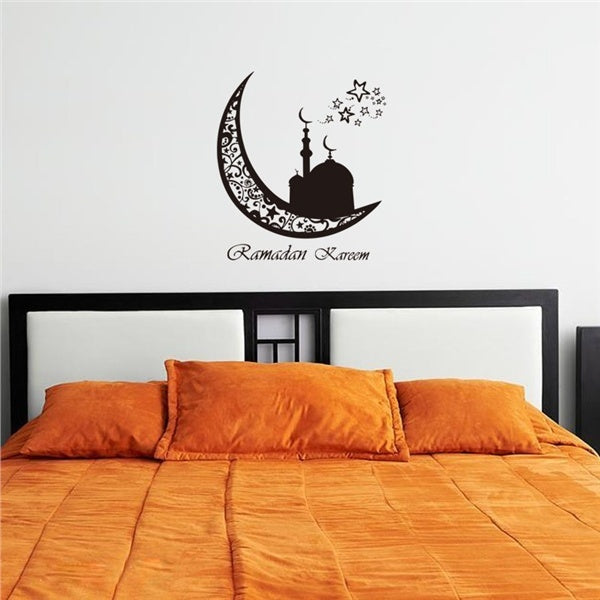 Hot  DIY Waterproof Wall Sticker Karim Ramadan Islamism Culture Wall Art Decals Creative Wallpaper for Living Room Background Decoration