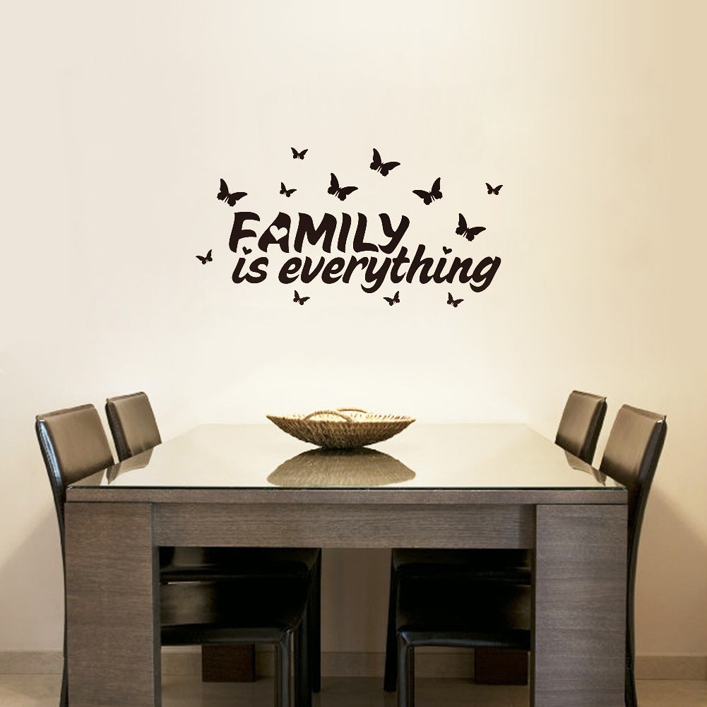 Wall Decor Stickers Quotes Family is Everything Wall Sticker
