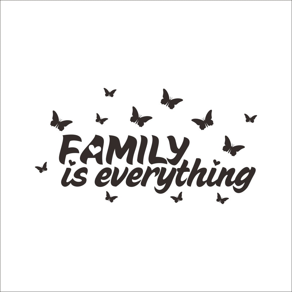 Wall Decor Stickers Quotes Family is Everything Wall Sticker