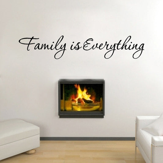 New Fashion  Arrival Diy Family Everything Removable Art Vinyl Quote Wall Sticker Mural Home Decor