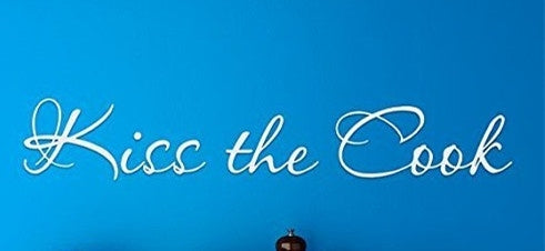 New Brand Kiss The Cook Vinyl Wall Decal Sticker