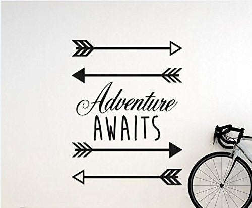 High-quality Adventure Awaits With Arrows Vinyl Wall Decal Sticker