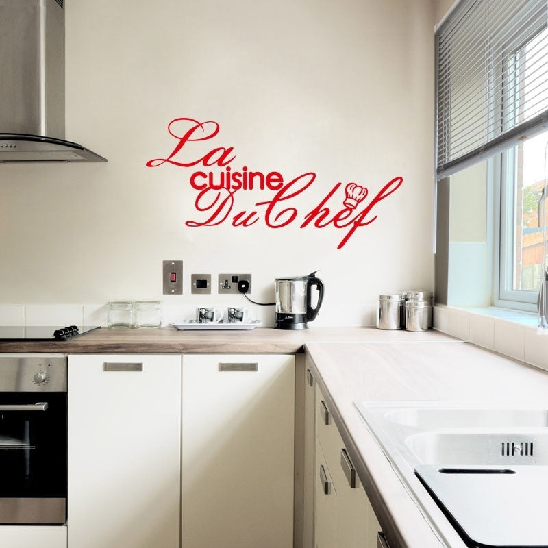 Fashion   Stickers Muraux Cuisine Du Chef 58.5CMX30CM