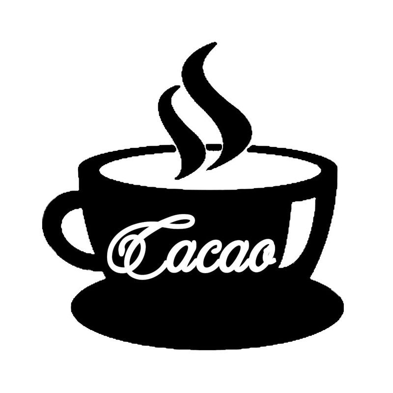 New Fashion Sticker Cuisine Tasse De Cacao Home Decor Sticker