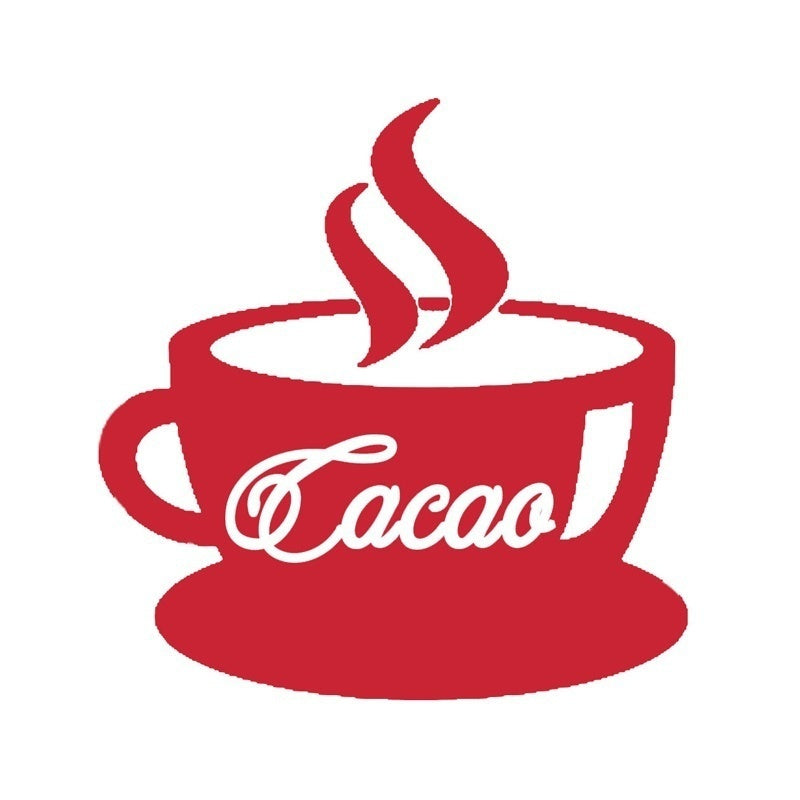 New Fashion Sticker Cuisine Tasse De Cacao Home Decor Sticker