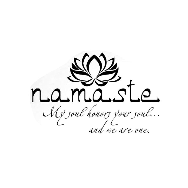 New Brand   Wall Decals Vinyl Sticker Art Home Decor Mural Buddha Quote Namaste Yoga Mandala Bedroom Dorm
