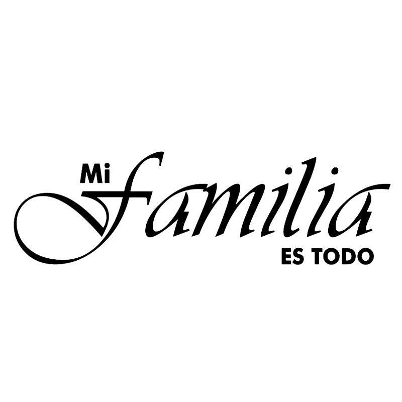 New Hot   Vinilos Adhesivo Familia Es Todo Wall Sticker Decals Art Vinilos