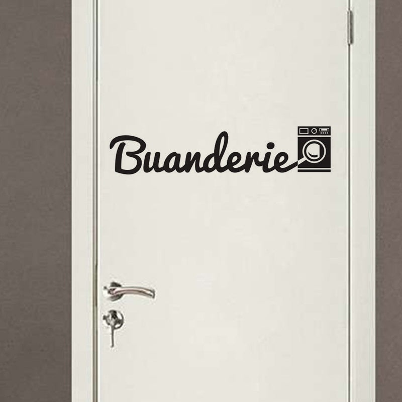 High-quality   Stickers Muraux Buanderie Laundry Room Decor