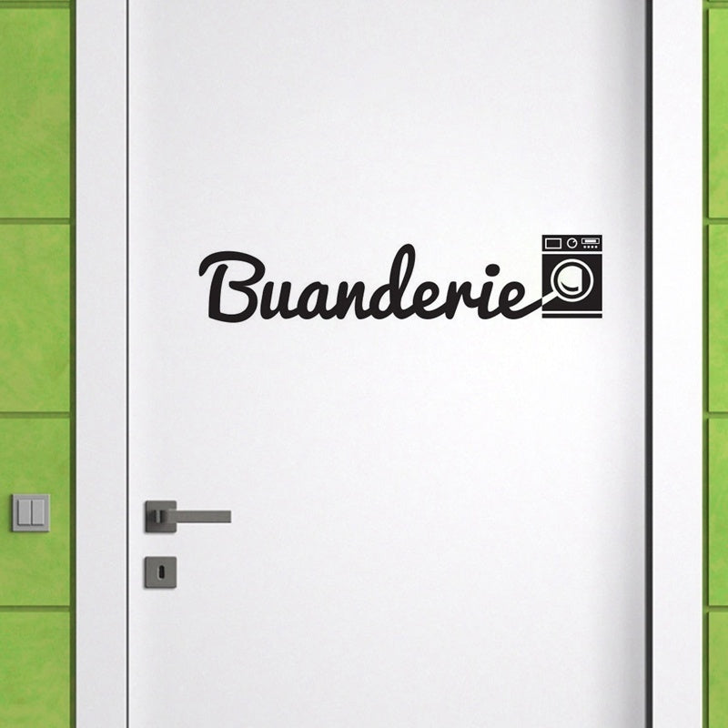 High-quality   Stickers Muraux Buanderie Laundry Room Decor