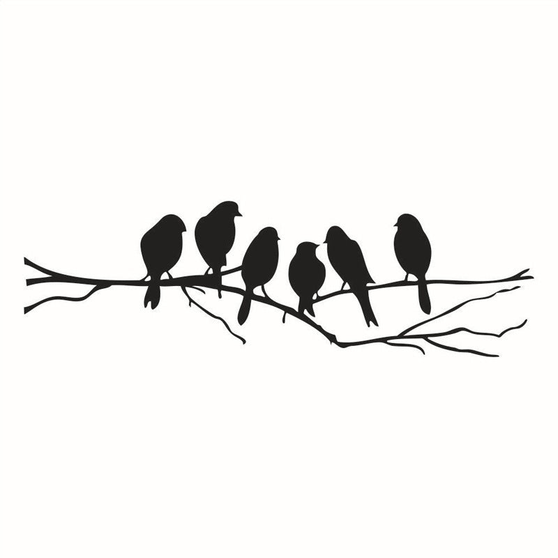 Hot  Black Bird Tree Branch Art Home Mural Decor DIY Wall stickers