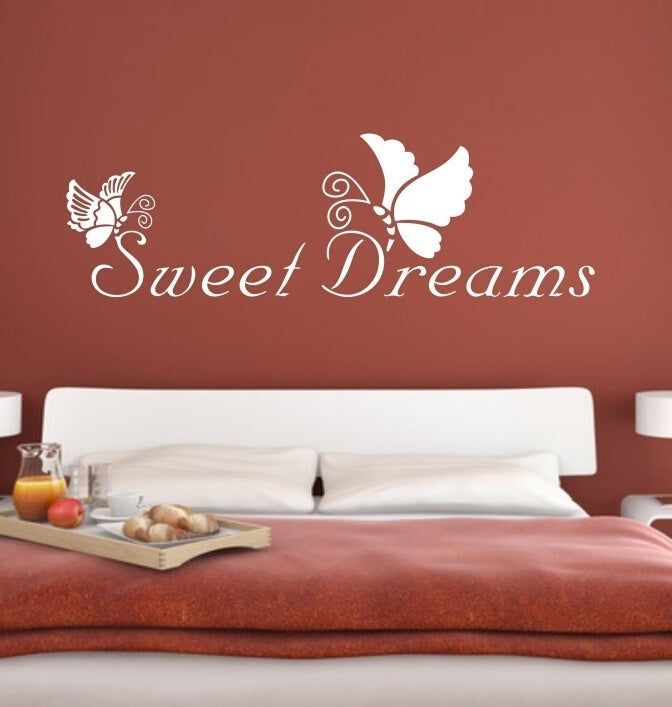 High-quality Sweet dreams  wall sticker art wall decal for bedroom