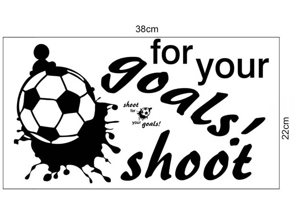 2018 NEW  Creative  football soccer pattern bedroom background wall Sticker home decoration