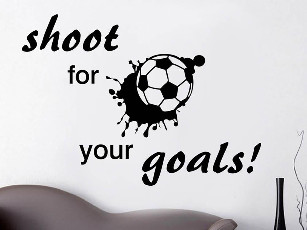 2018 NEW  Creative  football soccer pattern bedroom background wall Sticker home decoration