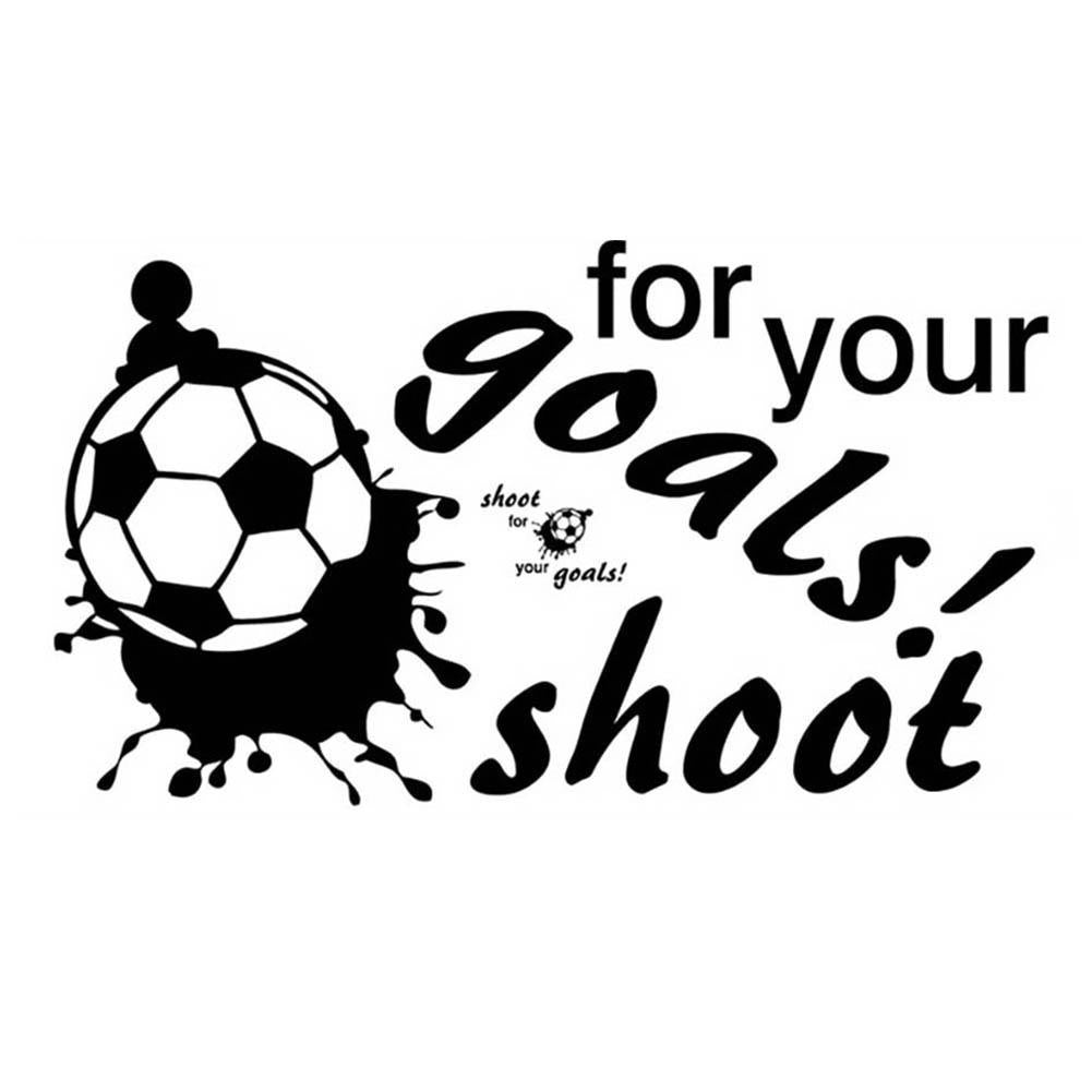 2018 NEW  Creative  football soccer pattern bedroom background wall Sticker home decoration