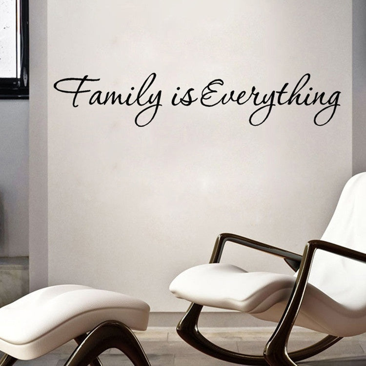 Hot    Arrival Diy Family Everything Removable Art Vinyl Quote Wall Sticker Mural Home Decor