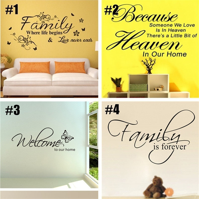 New Hot   family flower vine Wall Stickers creative Art DIY PVC Decorations Wall Decals Home Decors Wall sticker
