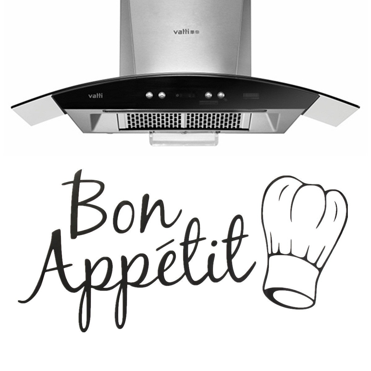 Fashion  Removable Bon Appetit English letters Wall Sticker Art Decal Cafe Kitchen Dinning Room Decor