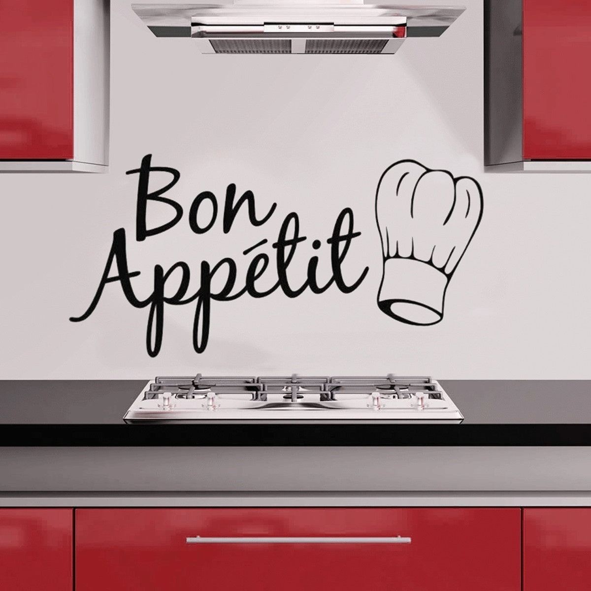 Fashion  Removable Bon Appetit English letters Wall Sticker Art Decal Cafe Kitchen Dinning Room Decor