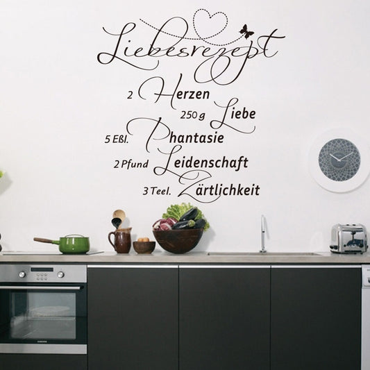 Küche Aufkleber Wandaufkleber Kitchen Will Stickers in Germany