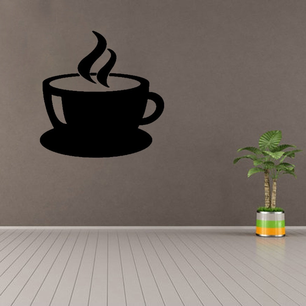 High-quality   Sticker Cuisine Tasses À Café Fumant Home Decor Sticker Decals